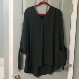 Never worn dark green blouse
